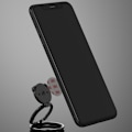 Miniatyrbild 3 av 5: Magnetisk biltelefonfäste Vikbar flervinklar justerbar 360 graders rotation Silver