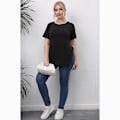 Miniatyrbillede 3 af 6: Plus Size Sort T-shirt 4XL