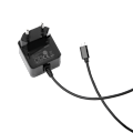 Miniatyrbild 2 av 5: USB wall charger, fixed Micro USB cable, 1 m, black