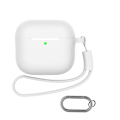 Miniatyrbillede 1 af 3: AirPods-etui med nøglering og tilbehør Airpods 1/2 Hvid