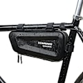 Miniatyrbillede 3 af 9: Sort Hard Shell Triangle Cykeltaske