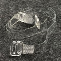 Miniatyrbillede 4 af 5: Usynlige klare bh-stropper 4-pak 10 mm bredde Gennemsigtig