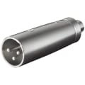 Miniatyrbild 1 av 2: XLR-adapter, RCA-uttag till XLR-plugg