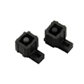 Miniatyrbild 1 av 3: Vänster Höger Slider Spänne Byte av fäste för Nintendo Switch Joy-Con Svart