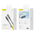 Pikkukuva 3 / 3: Foneng XS05 PD27W USB-C-Lightning-kaapeli, 1,2 m (musta)