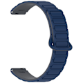 Miniatyrbillede 1 af 4: 12MM magnetisk silikonerem til Xiaomi Mi Band 8/9 Blå