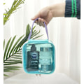 Miniatyrbild 2 av 3: Transparent PVC Sminkväska med Handtag Svart