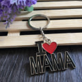 Miniatyrbild 2 av 2: Nyckelring "I love Mama" Flerfärgad