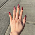 Miniatyrbillede 5 af 7: Aftagelige negle ringe til akryl negle, 10 stk. Rose guld