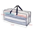 Miniatyrbild 2 av 3: Transparent PP Vävd Flyttväska 4-pack 4-pack