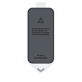 Pikkukuva 3 / 3: Yksityisyysnäytön suojus asennussarjalla iPhonelle iPhone 16 Pro Max