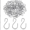 Pikkukuva 2 / 4: 50 Pack Christmas Light Clips Hopeanväriset Outdoor String Light Clips M