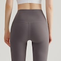 Miniatyrbillede 3 af 4: Høje Yogashorts - Leggings, Trænings- og Løbetights Grå L