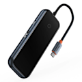 Miniatyrbillede 4 af 11: Hub 5in1 Baseus AcmeJoy-serien USB-C til 2xUSB 3.0 + USB 2.0 + USB-C PD + HDMI (mørkegrå)