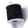 Miniatyrbillede 2 af 4: Elastisk snor til armbånd, 01# Sort, 1,2 mm
