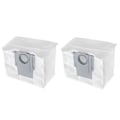 Miniatyrbillede 1 af 6: 2 Pakke Støvpose Hvid Roborock G10S/G10S Pro/T8/Q7