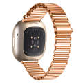 Pikkukuva 1 / 6: Kellon ranneke ruostumatonta terästä Fitbit Versa 3 / Versa 4 / Sense 2 Ruusukulta
