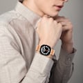 Miniatyrbillede 7 af 7: Elegant rustfrit stålrem til Samsung Watch7 47mm Ultra Rose guld