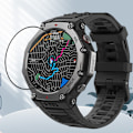 Miniatyrbillede 5 af 5: Amazfit T-Rex 3 Skærmbeskytter (2-pak) - Blød, 3D Buet, HD Klar, Etuivenlig