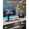 Miniatyrbild 9 av 11: DisplayPort™-kabel 1.4, 32,4 Gbit/s