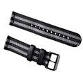 Miniatyrbillede 1 af 7: Nylon urrem til Huawei Watch GT4 Smartwatch 22 mm