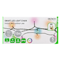 Miniatyrbild 5 av 6: WiFi light chain, 10m, 80 led, adapter, IP44, RGB
