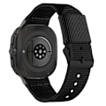 Miniatyrbillede 1 af 3: 22 mm Nylon urrem med spænde til Samsung Watch 7 Ultra Sort