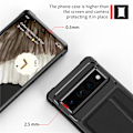 Miniatyrbillede 2 af 6: Elegant sort tegnebogsetui til Google Pixel 9/9 Pro