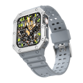 Miniatyrbillede 1 af 3: Urrem til Apple Watch Grå+sølv 38/40/41 mm