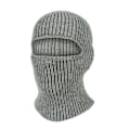 Miniatyrbillede 2 af 3: Strikket Balaclava - Vinter hovedbeklædning Lysegrå