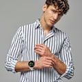 Miniatyrbild 3 av 6: Klockarmband i rostfritt stl för Google Pixel Watch 3 (45 mm)