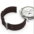 Pikkukuva 2 / 3: Huawei GT5/GT4 Denim Canvas Woven Nylon -kellonhihna Musta 20 mm
