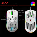 Pikkukuva 6 / 6: Langallinen pelihiiri RGB:llä, 6 säädettävällä DPI:llä, 6 painikkeella Valkoinen
