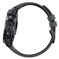 Miniatyrbillede 3 af 5: Stilfuld Quick Release Rem til Garmin Fenix 7X Pro Sort + Grøn