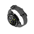 Miniatyrbild 3 av 3: Vävd Canvas Quick Release Klockarmband för Huawei GT4 Mörkgrå 20 mm