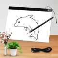 Miniatyrbillede 3 af 6: LED lysplade / tegnebræt A3 lysbord med USB