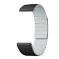 Miniatyrbillede 5 af 9: Garmin Fenix-rem, magnetisk silikone Garmin-urrem kompatibel med Fenix 8/7/6/5 Sort 22 mm
