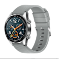 Pikkukuva 7 / 10: Silikoniranneke Huawei GT4:lle/Samsung Galaxy Watch 4:lle Harmaa 22 mm