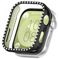 Miniatyrbillede 3 af 6: Huawei Watch Fit 3 etui med Diamond PC hult beskyttelsescover Sort