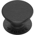 Miniatyrbild 2 av 9: Pebbled Vegan Leather Black Avtagbart Grip med Ställfunktion Premium