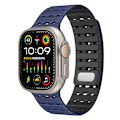 Pikkukuva 7 / 7: Kellonranneke Apple Watch Series 1-9:lle, 42/44/45 mm Tummansininen
