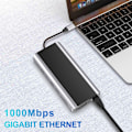 Pikkukuva 7 / 8: 15-in-1 USB-C Hub -monitoimiadapteri HDMI:llä, VGA:lla, Ethernetillä ja SD/TF-kortinlukijalla