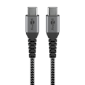 Miniatyrbild 1 av 8: USB-C™-till-USB-C™-textilkabel med metallkontakter 0,5 m