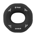 Miniatyrbillede 1 af 3: Håndtræner - Silikonering for stærkere greb Sort