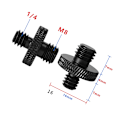 Pikkukuva 2 / 3: Jalustan kierreadapteri 1/4" - M10 - 5 kpl M8