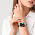 Miniatyrbild 6 av 6: Klockarmband i äkta läder för Huawei Watch Fit 3 Svart