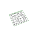 Miniatyrbild 1 av 3: Tangentbordsdekal med Excel-genvägar för bärbar dator och stationär dator