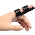Fingerstøtte / fingerskinne med velcro Black Black