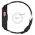 Miniatyrbillede 5 af 5: Urrem med beskyttende etui til Huawei Watch Fit 3 Sort