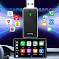 Miniatyrbillede 3 af 11: BY967B 2-i-1 Trådløs CarPlay & Android Auto Adapter